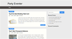 Desktop Screenshot of partyeventer.com