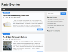 Tablet Screenshot of partyeventer.com